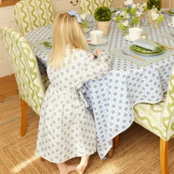 Women Mrs. Alice Alice Nightdresses|Children's Blue Bouquet Dressing Gown
