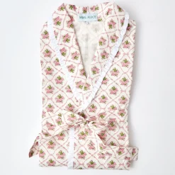 Mrs. Alice Aprons & Robes|Children's Pink Bouquet Dressing Gown