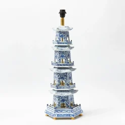 Mrs. Alice Lamps & Lighting|Chinoiserie Pagoda Lamp