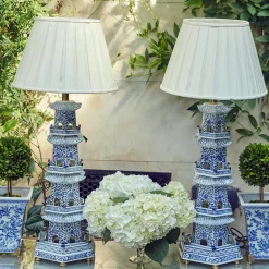 Mrs. Alice Lamps & Lighting|Chinoiserie Pagoda Lamp