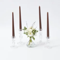 Mrs. Alice Candles|Chocolate Brown Candles (Set Of 8)