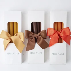 Mrs. Alice Candles|Chocolate Brown Candles (Set Of 8)