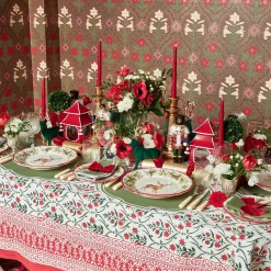 Mrs. Alice Tablecloths|Christmas Garland Tablecloth