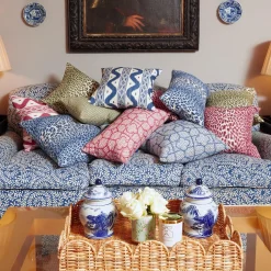 Mrs. Alice Serena Fresson Fabrics|Cobalt Blue Leopard Fabric