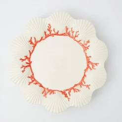 Mrs. Alice Dinner Plates|Coral Dinner Plate
