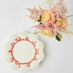 Mrs. Alice Dinner Plates|Coral Dinner Plate