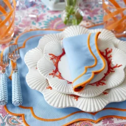 Mrs. Alice Dinner Plates|Coral Dinner Plate