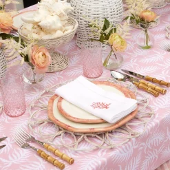 Mrs. Alice Napkins|Coral Linen Napkins (Set Of 4)