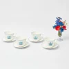 Mrs. Alice Teaware|Coronation Breakfast Cup & Saucer (Set Of 4)