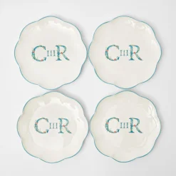 Mrs. Alice Crockery Sets|Coronation Dinner Plates (Set Of 4)