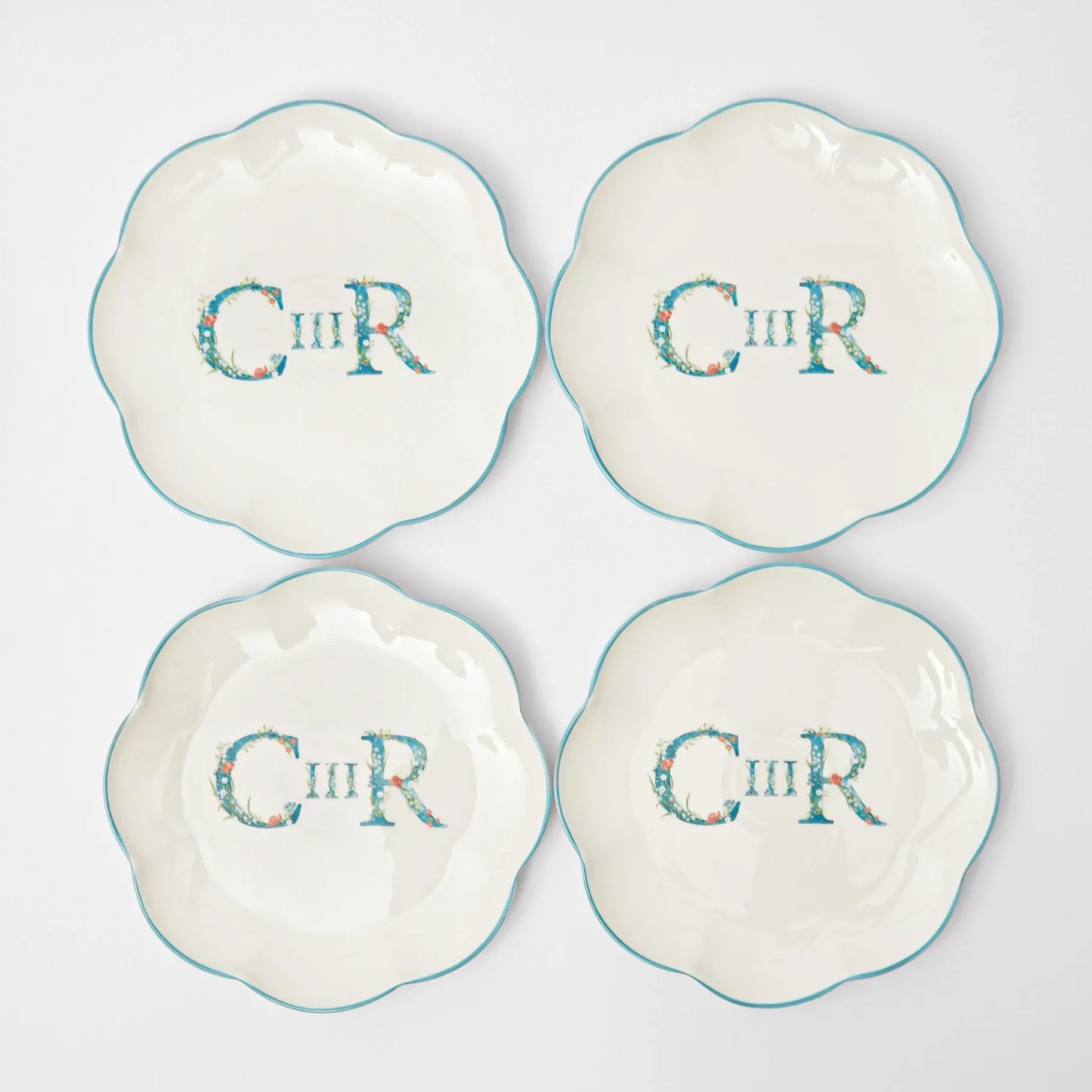 Mrs. Alice Crockery Sets|Coronation Dinner Plates (Set Of 4)