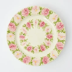 Mrs. Alice Starter Plates|Dahlia Garland Dinner & Starter Plates (Set Of 8)