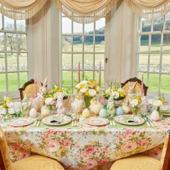 Mrs. Alice Starter Plates|Dahlia Garland Dinner & Starter Plates (Set Of 8)