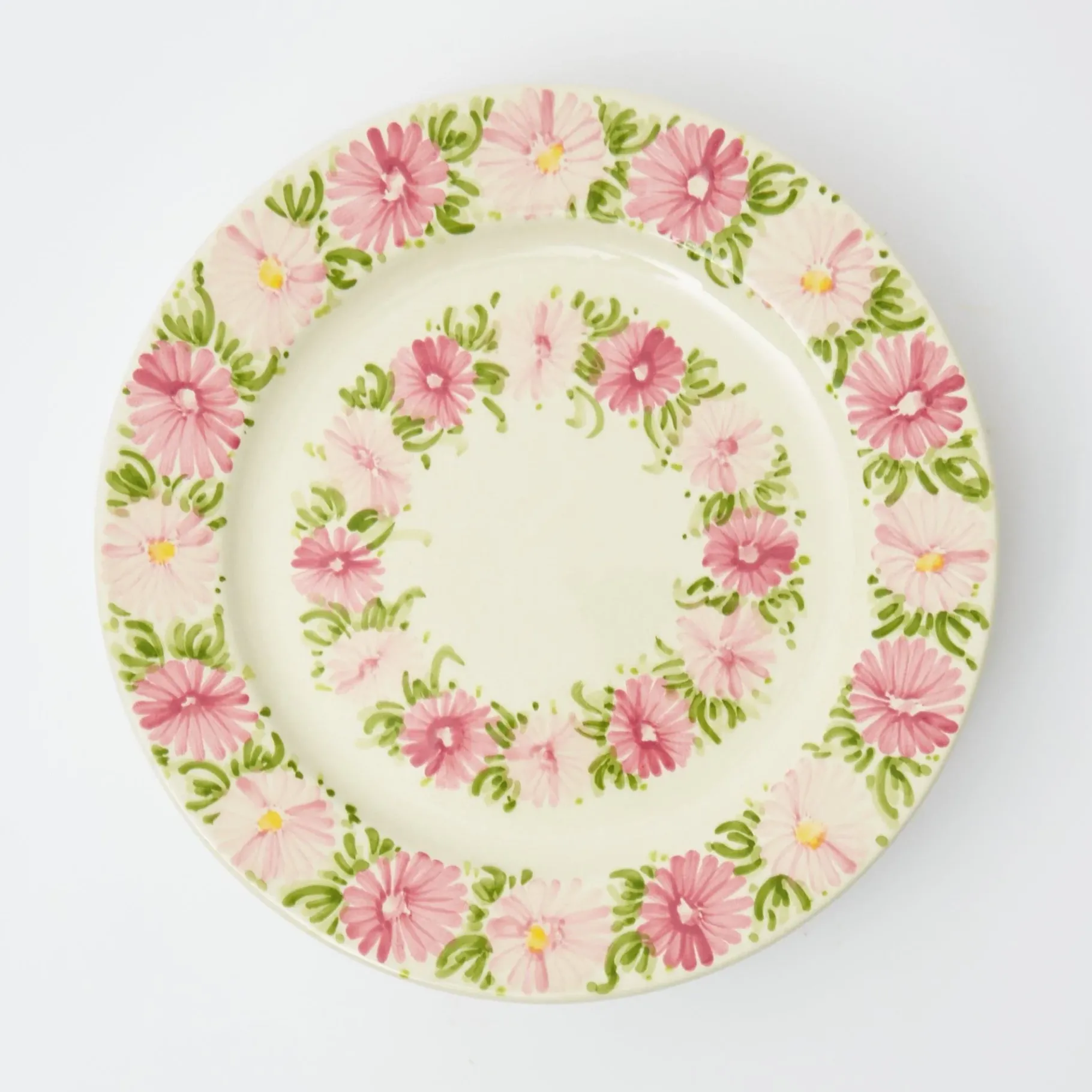 Mrs. Alice Crockery Sets|Dahlia Garland Dinner & Starter Plates (Set Of 8)