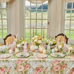 Mrs. Alice Dinner Plates|Dahlia Garland Dinner Plate