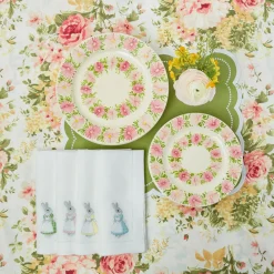 Mrs. Alice Dinner Plates|Dahlia Garland Dinner Plate