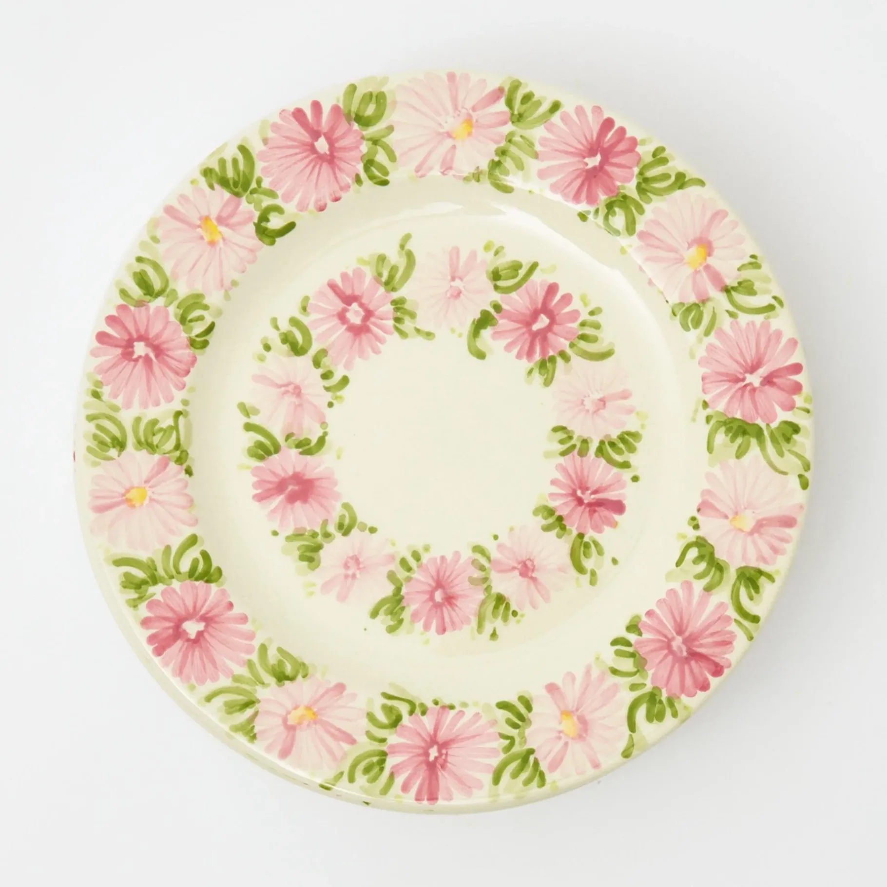 Mrs. Alice Crockery Sets|Dahlia Garland Dinner Plate (Set Of 4)