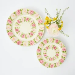 Mrs. Alice Crockery Sets|Dahlia Starter Plates (Set Of 4)