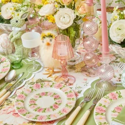 Mrs. Alice Starter Plates|Dahlia Starter Plates (Set Of 4)