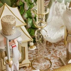 Mrs. Alice Candle Holders|Dotty Gold Candle Holder (Pair)