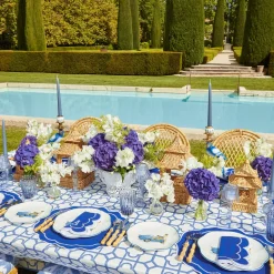 Mrs. Alice Candles|Dusty Blue Candles (Set Of 8)