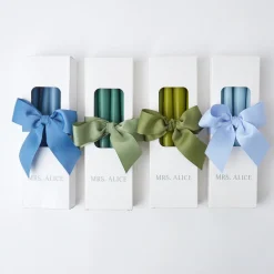 Mrs. Alice Candles|Dusty Blue Candles (Set Of 8)