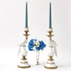 Mrs. Alice Candles|Dusty Blue Candles (Set Of 8)