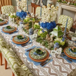 Mrs. Alice Candles|Dusty Blue Candles (Set Of 8)