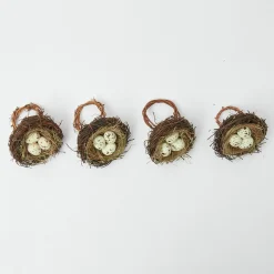 Mrs. Alice Napkin Rings, Bows & Wreaths|Easter Nest Napkin Rings (Set Of 4)