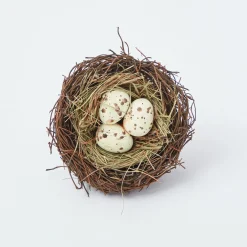 Mrs. Alice Napkin Rings, Bows & Wreaths|Easter Nest Napkin Rings (Set Of 4)