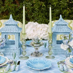 Mrs. Alice Candle Holders|Eden Green Candle Set (Spring Green)