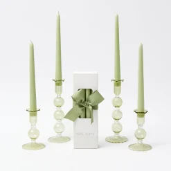 Mrs. Alice Candlescapes|Eden Green Candle Set (Spring Green)
