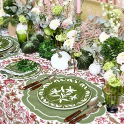 Mrs. Alice Napkins|Edie Moss Green Napkins (Set Of 4)