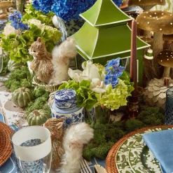 Mrs. Alice Candle Holders|Elise Small Amber Candle Holder (Pair)