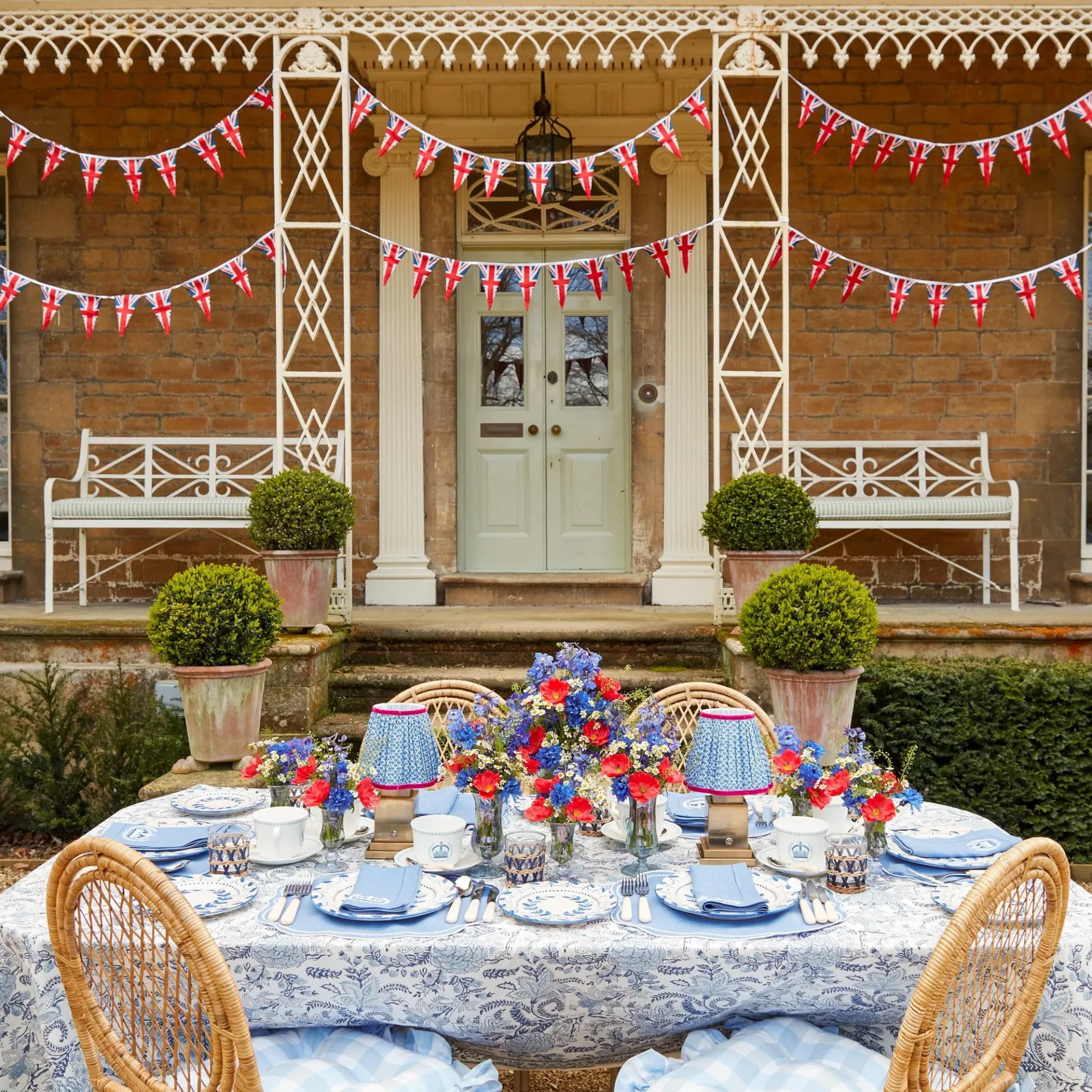 Mrs. Alice Crockery Sets|Elizabeth Garland Starter Plates (Set Of 4)