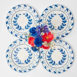 Mrs. Alice Starter Plates|Elizabeth Garland Starter Plates (Set Of 4)