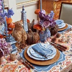 Mrs. Alice Candle Holders|Elodie Blue Candle Holders (Pair)