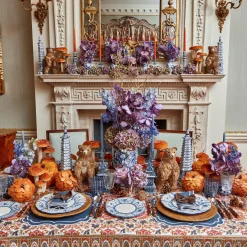 Mrs. Alice Candlescapes|Elodie Blue Candle Holder Set