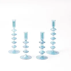 Mrs. Alice Candlescapes|Elodie Blue Candle Holder Set