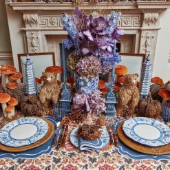 Mrs. Alice Candlescapes|Elodie Blue Candle Holder Set