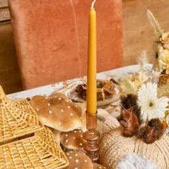 Mrs. Alice Candle Holders|Elodie Chestnut Candle Holder (Pair)