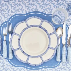 Mrs. Alice Placemats|Eloise Blue Placemats (Set Of 4)