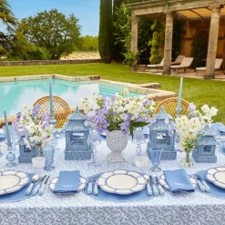 Mrs. Alice Placemats|Eloise Blue Placemats (Set Of 4)