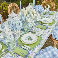 Mrs. Alice Napkins|Eloise Green And Blue Napkins (Set Of 4)