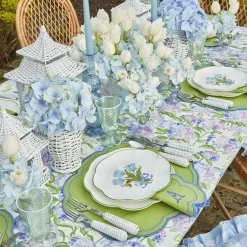 Mrs. Alice Placemats|Eloise Green And Blue Placemats (Set Of 4)