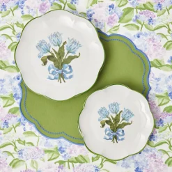 Mrs. Alice Placemats|Eloise Green And Blue Placemats (Set Of 4)