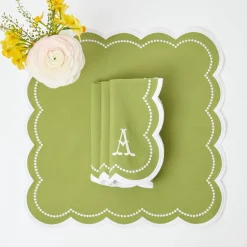 Mrs. Alice Napkins|Elsa Green Napkins (Set Of 4)