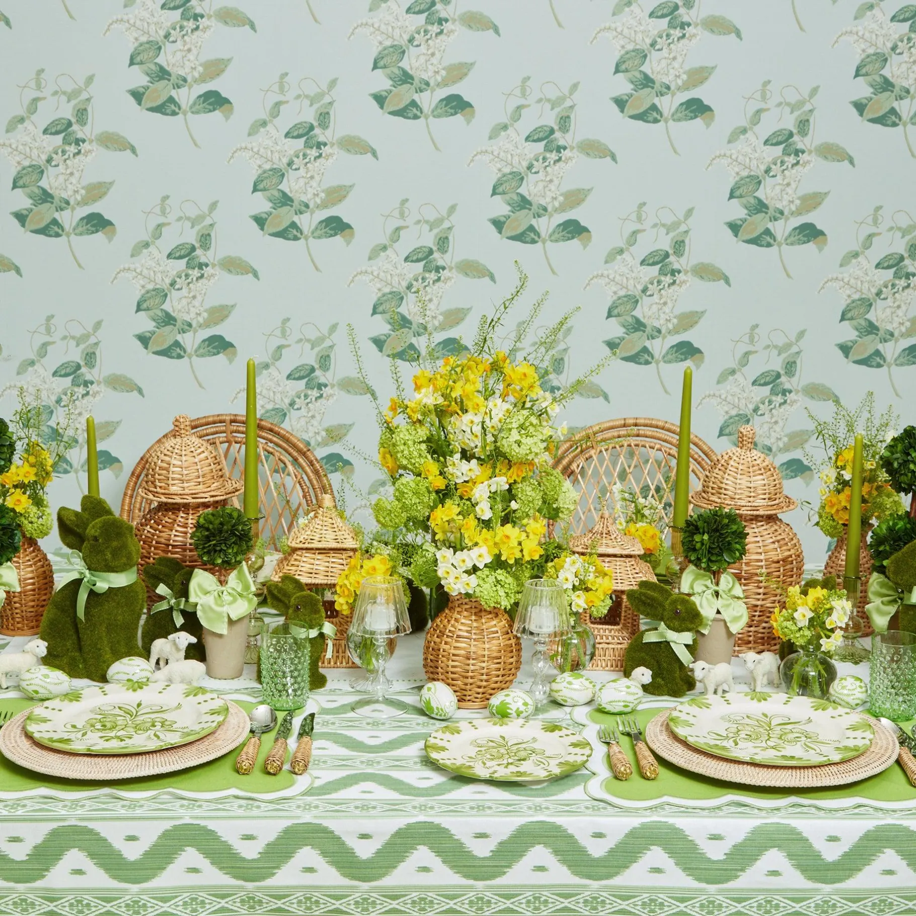 Mrs. Alice Glasses|Emerald Hobnail Glasses (Set Of 6)