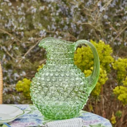 Mrs. Alice Jugs|Emerald Hobnail Jug