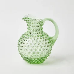 Mrs. Alice Jugs|Emerald Hobnail Jug